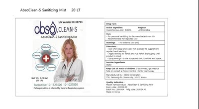 Absoclean-s 20lt (Absoclean S 20lt)